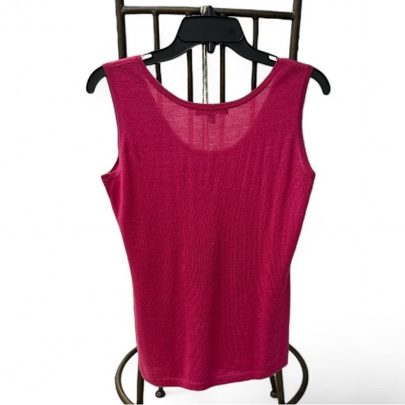NEIMAN MARCUS The Cashmere Collection Pink Cardigan/Matching Tank Top Small EUC - Picture 6 of 6